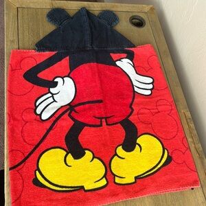 Kids Disney Mickey Mouse Poncho Towel